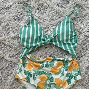 MODCLOTH One piece cut out swimwear